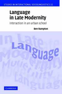 Language in Late Modernity