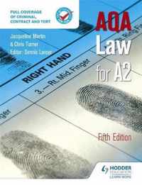 AQA Law for A2 Fifth Edition-Jacqueline Martin, Denis Lancer