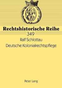 Deutsche Kolonialrechtspflege