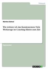 Wie irritiere ich das Kundensystem. Viele Werkzeuge im Coaching fuhren zum Ziel