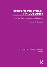 Hegel's Political Philosophy