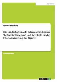 Die Landschaft in Aldo Palazzeschi's Roman Le Sorelle Materassi und ihre Rolle fur die Charakterisierung der Figuren