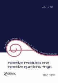 Injective Modules and Injective Quotient Rings