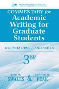 Commentary For Academic Writing For Grad