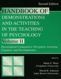 Handbook of Demonstrations and Activities in the Teaching of Psychology: Volume II