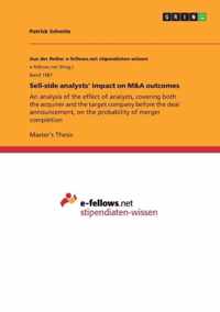 Sell-side analysts' impact on M&A outcomes