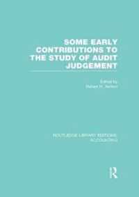 Some Early Contributions to the Study of Audit Judgment