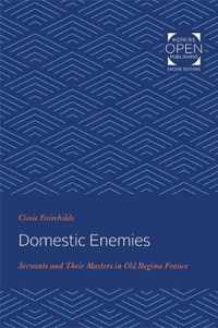 Domestic Enemies  Servants and Their Masters in Old Regime France