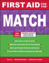 First Aid for the Match, Fifth Edition