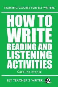 How To Write Reading And Listening Activities