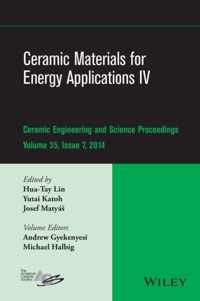 Ceramic Materials for Energy Applications IV