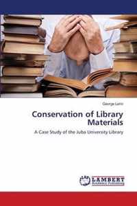 Conservation of Library Materials