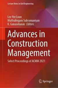 Advances in Construction Management