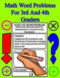 Math Word Problems For 3rd And 4th Graders