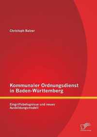 Kommunaler Ordnungsdienst in Baden-Wurttemberg