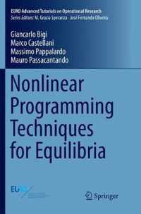 Nonlinear Programming Techniques for Equilibria