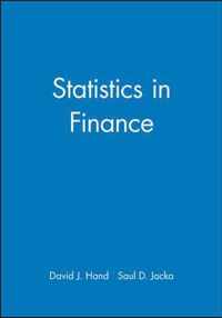 Statistics in Finance