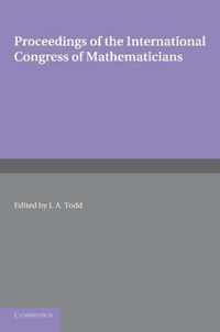 Proceedings of the International Congress of Mathematicians