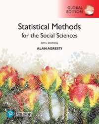 Statistical Methods for the Social Sciences, Global Edition