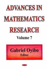 Advances in Mathematical Research