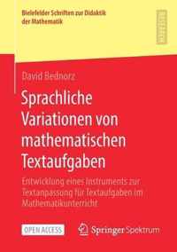 Sprachliche Variationen Von Mathematischen Textaufgaben