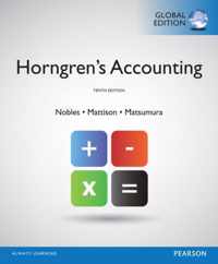 Horngren's Accounting, Global Edition