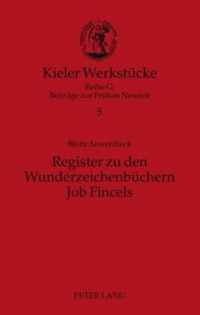 Register zu den Wunderzeichenbüchern Job Fincels