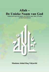 Allah - De Unieke Naam van God