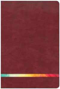 NIV Rainbow Study Bible, Maroon Leathertouch