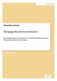 Mortgage-Backed Securitisation