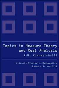 Topics In Measure Theory And Real Analysis