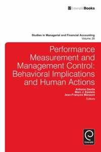 Performance Measurement and Management Control