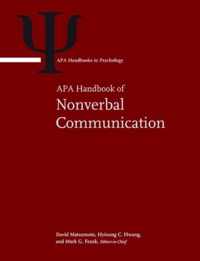 APA Handbook of Nonverbal Communication