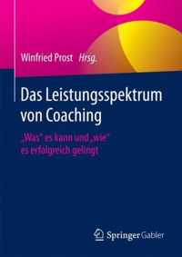 Das Leistungsspektrum von Coaching