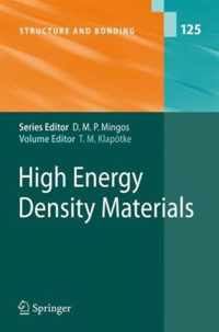 High Energy Density Materials