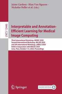 Interpretable and Annotation Efficient Learning for Medical Image Computing