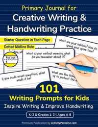 Primary Journal with 101 Writing Prompts for Kids