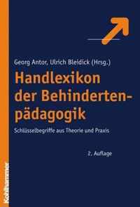 Handlexikon Der Behindertenpadagogik