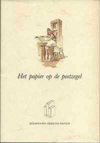 Het papier op de postzegel