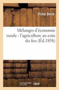 Melanges d'Economie Rurale