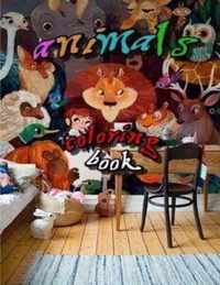 Animals coloring book