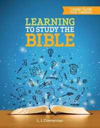 Learning to Study the Bible Leader Guide