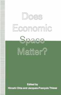 Does Economic Space Matter?