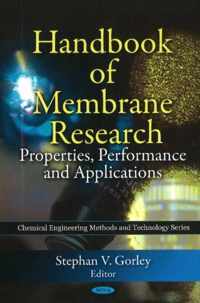 Handbook of Membrane Research