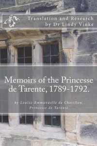 Memoirs of the Princesse de Tarente, 1789-1792