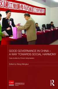 Good Governance in China - A Way Towards Social Harmony