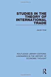 Studies in the Theory of International Trade