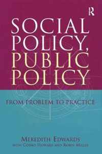 Social Policy, Public Policy