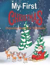 My First Christmas Coloring Book for Toddlers