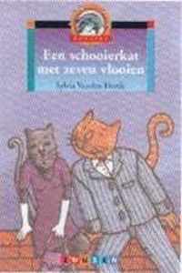 Een schooierkat met zeven vlooien